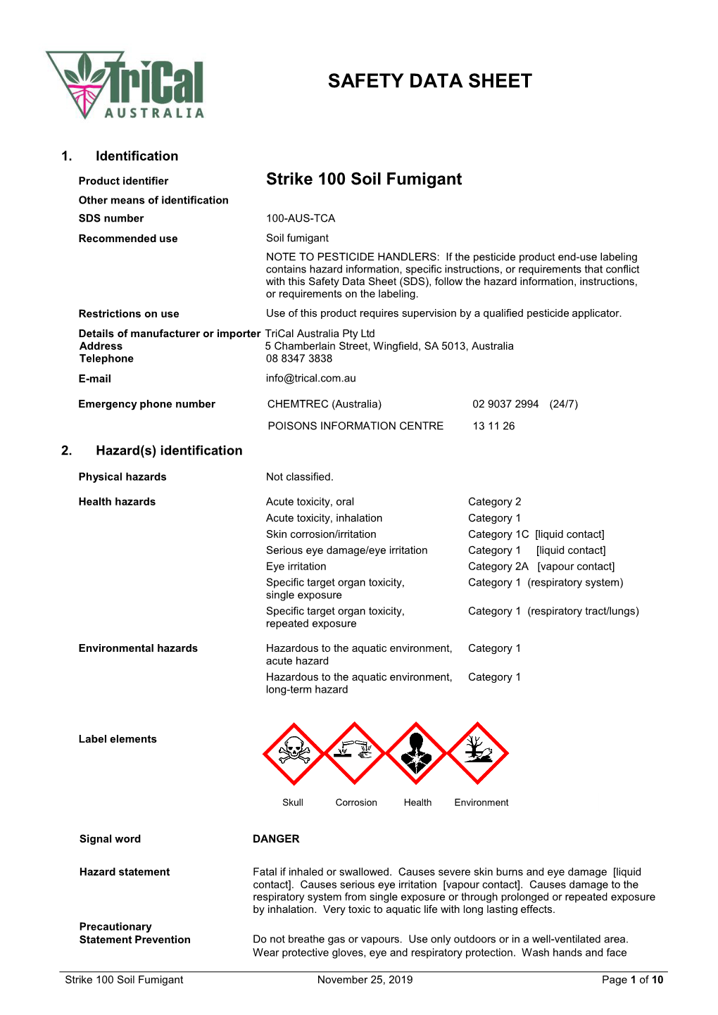 Download Safety Data Sheet