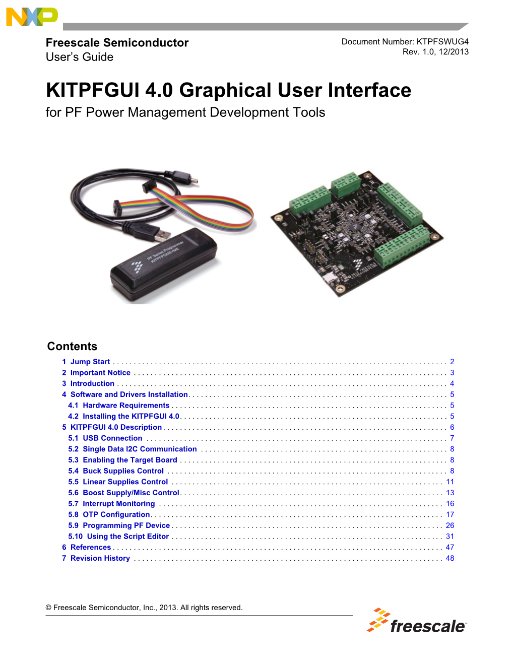 KITPFGUI 4.0 Graphical User Interface for PF Power Management Development Tools