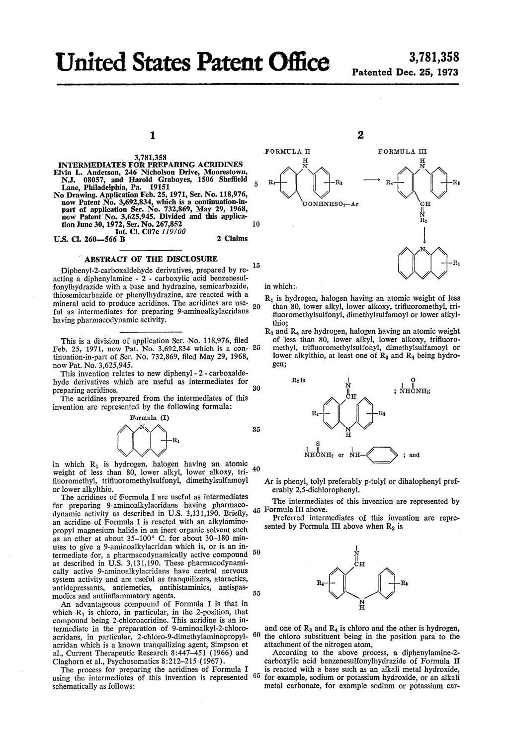 United States Patent Office Patented Dec