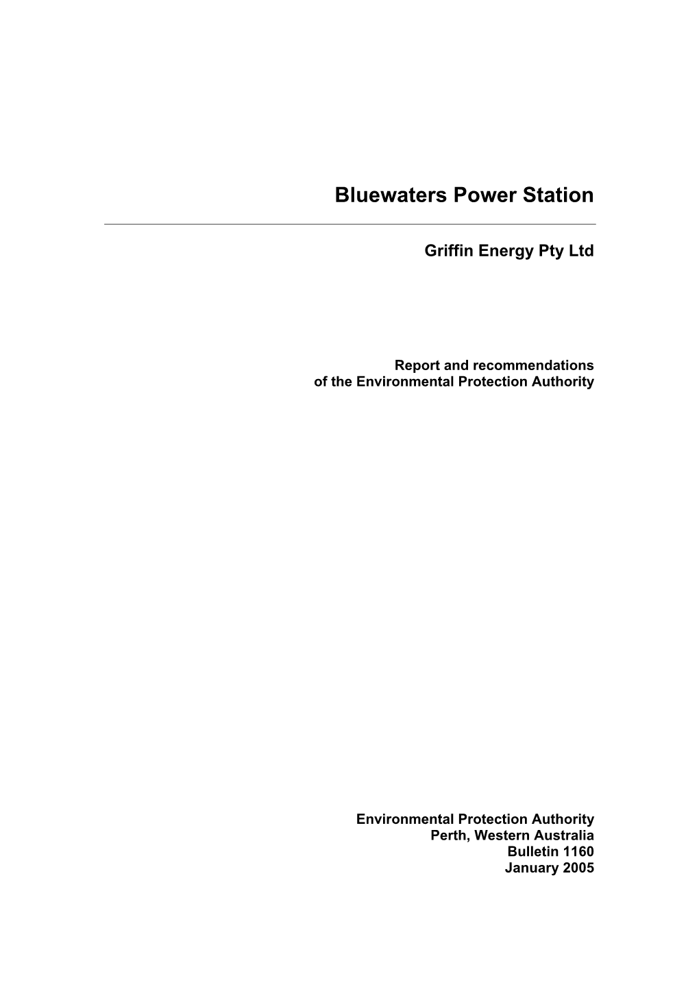 Bluewaters Power Station