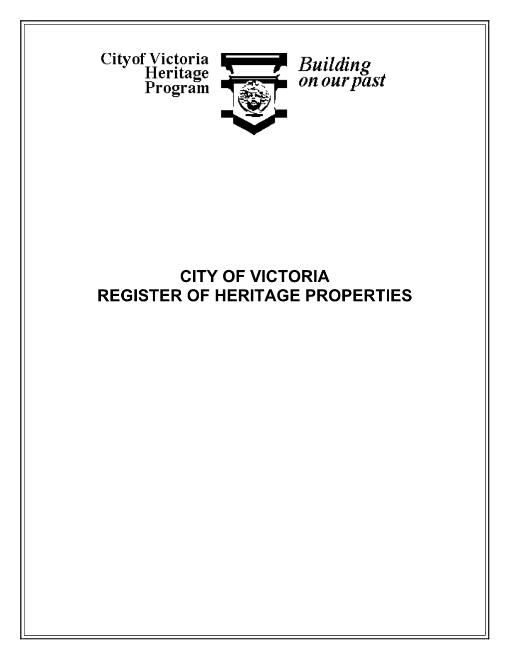 Heritage Register April 2021