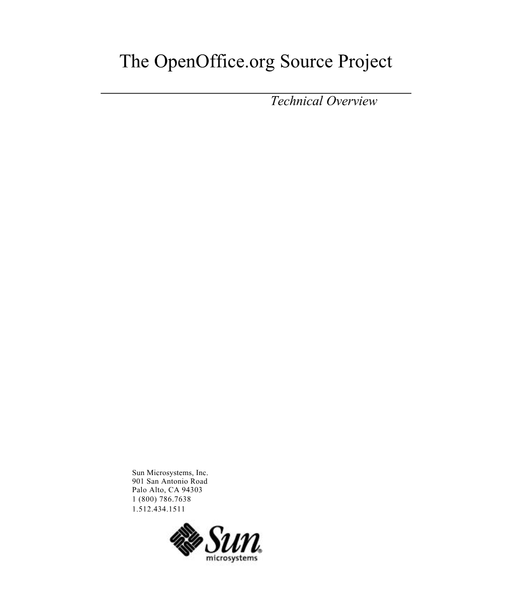 The Openoffice.Org Source Project