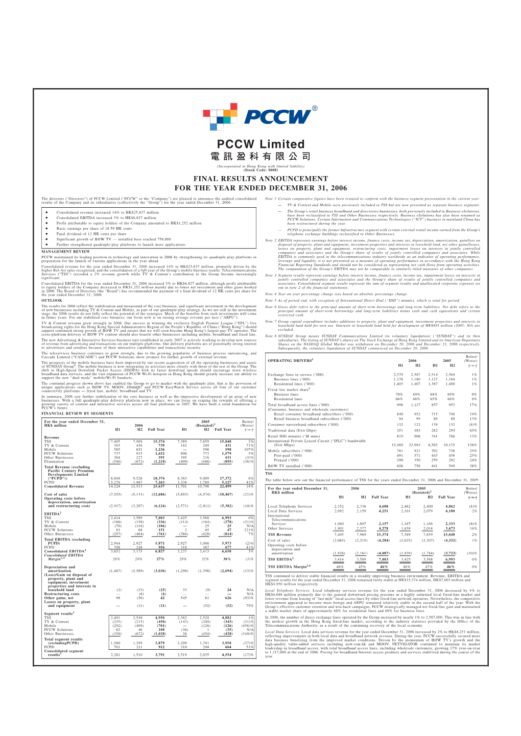 PCCW Limited