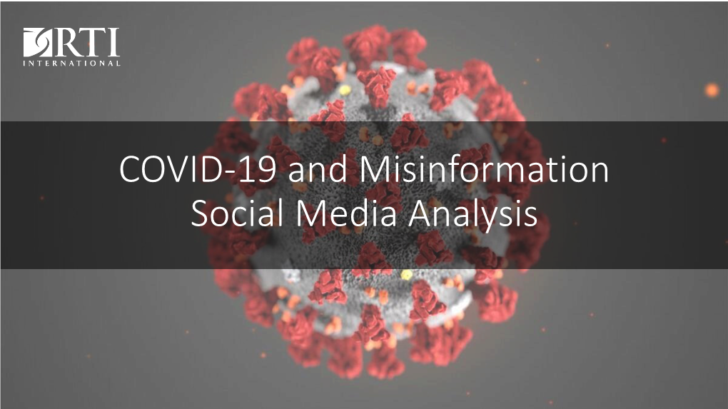 COVID-19 on Social Media, Blogs & Forums | United States COVID-19