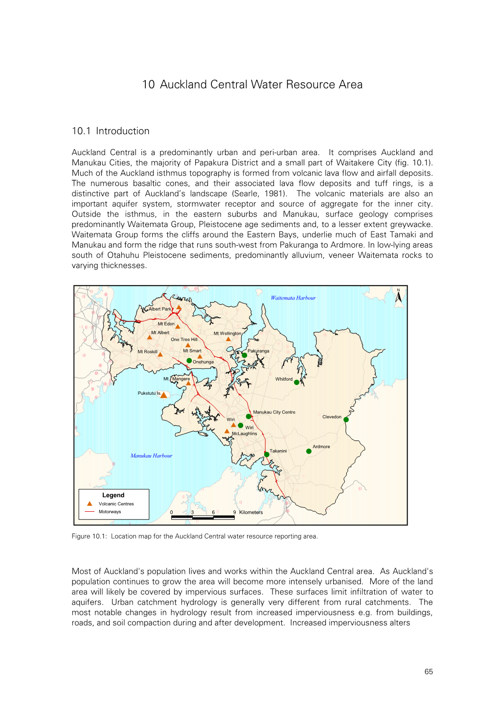 10 Auckland Central Water Resource Area