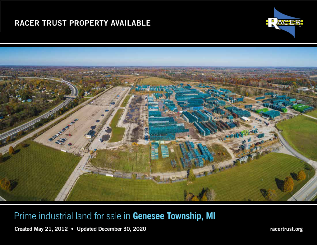 Prime Industrial Land for Sale in Genesee Township, MI