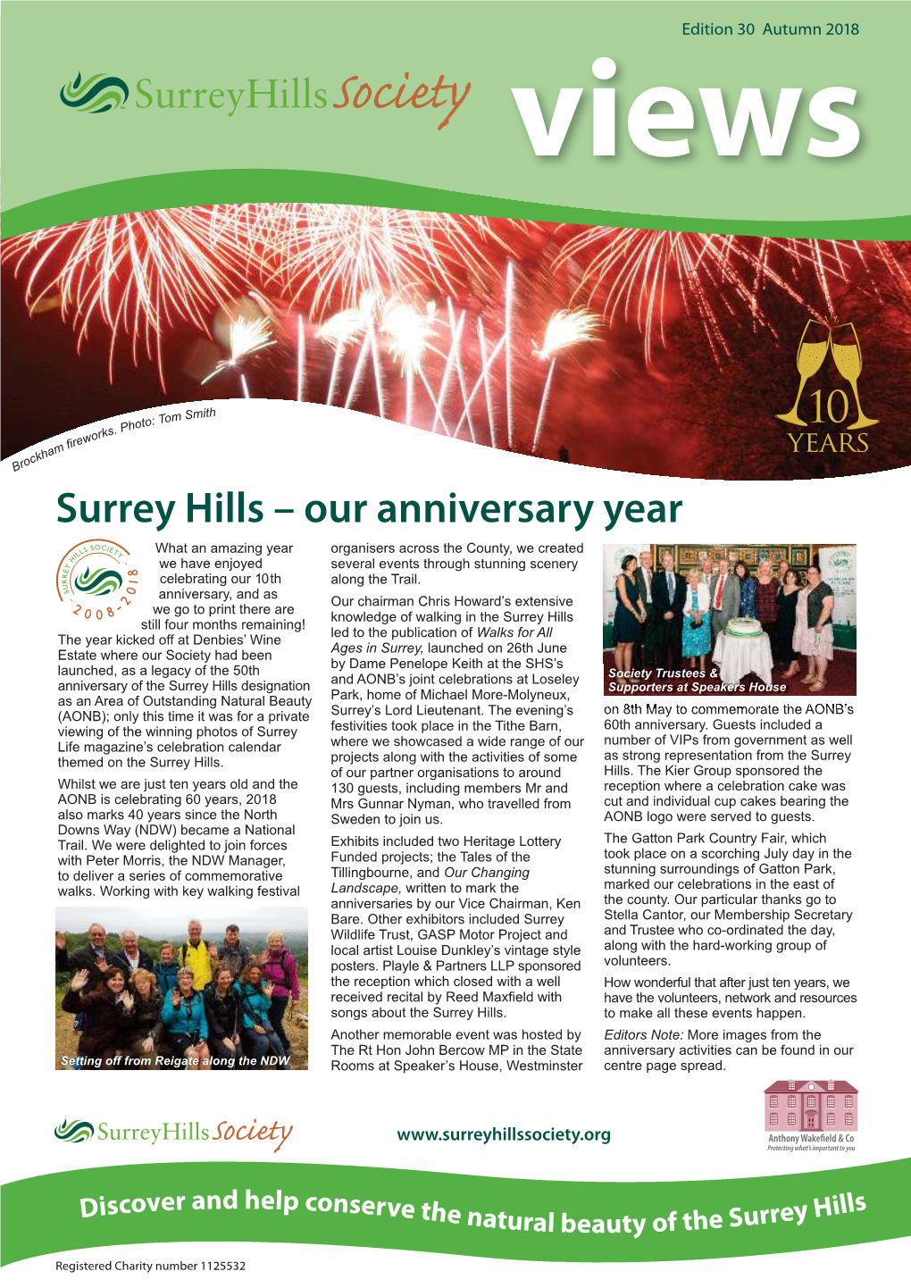 Surrey Hills – Our Anniversary Year