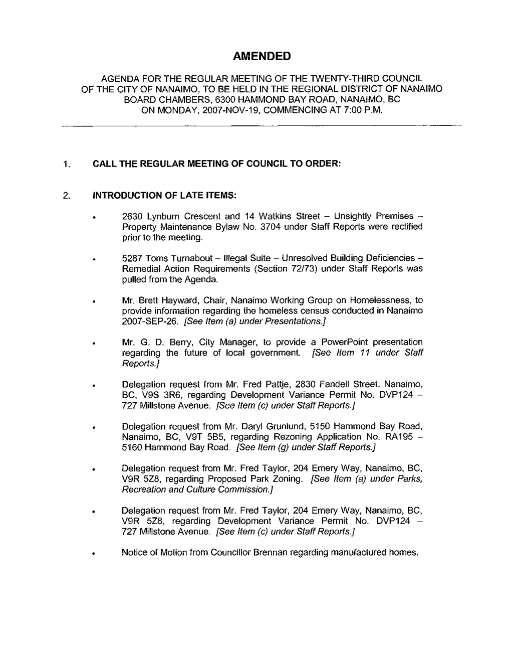 Scanned Open Council Agenda