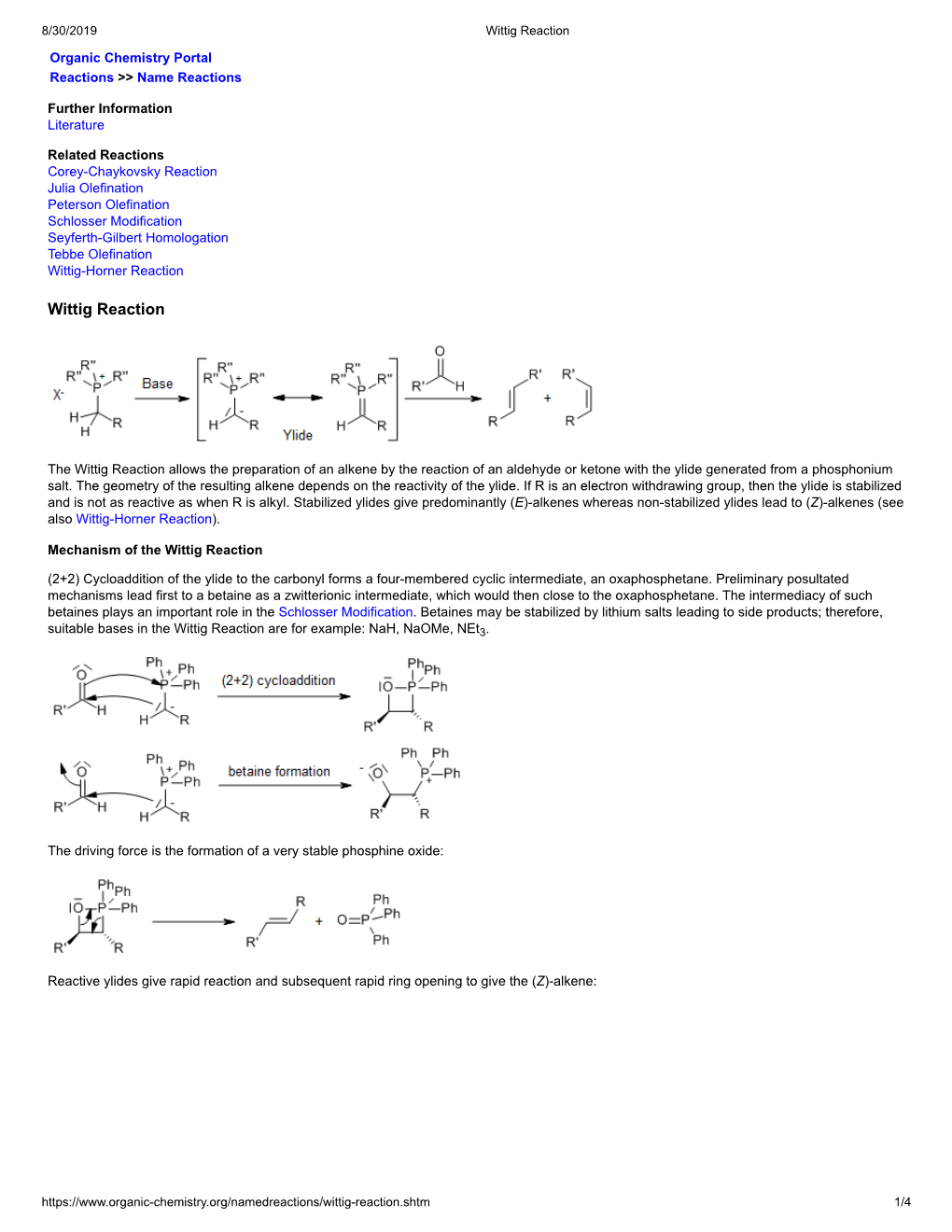 Wittig Reaction