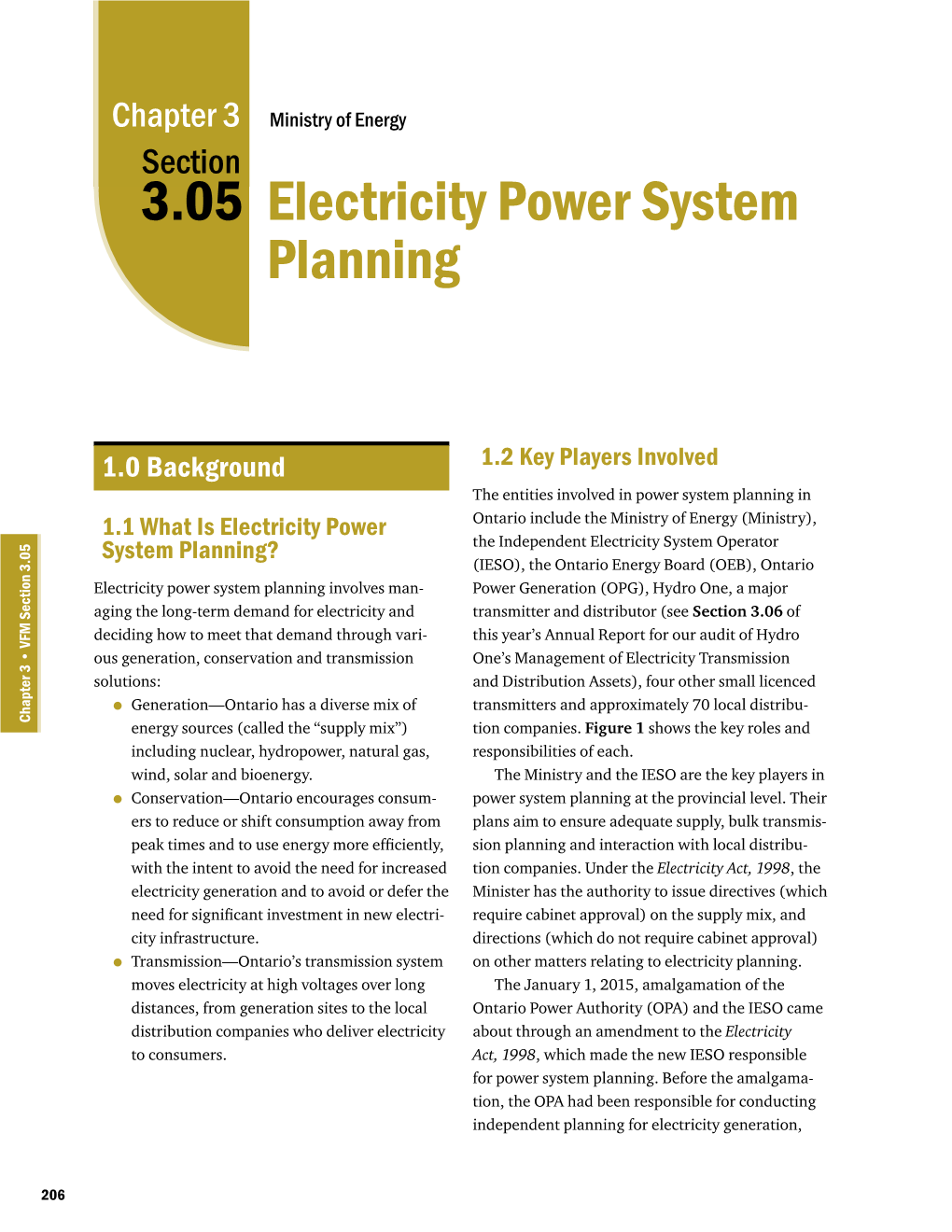 3.05 Electricity Power System Planning