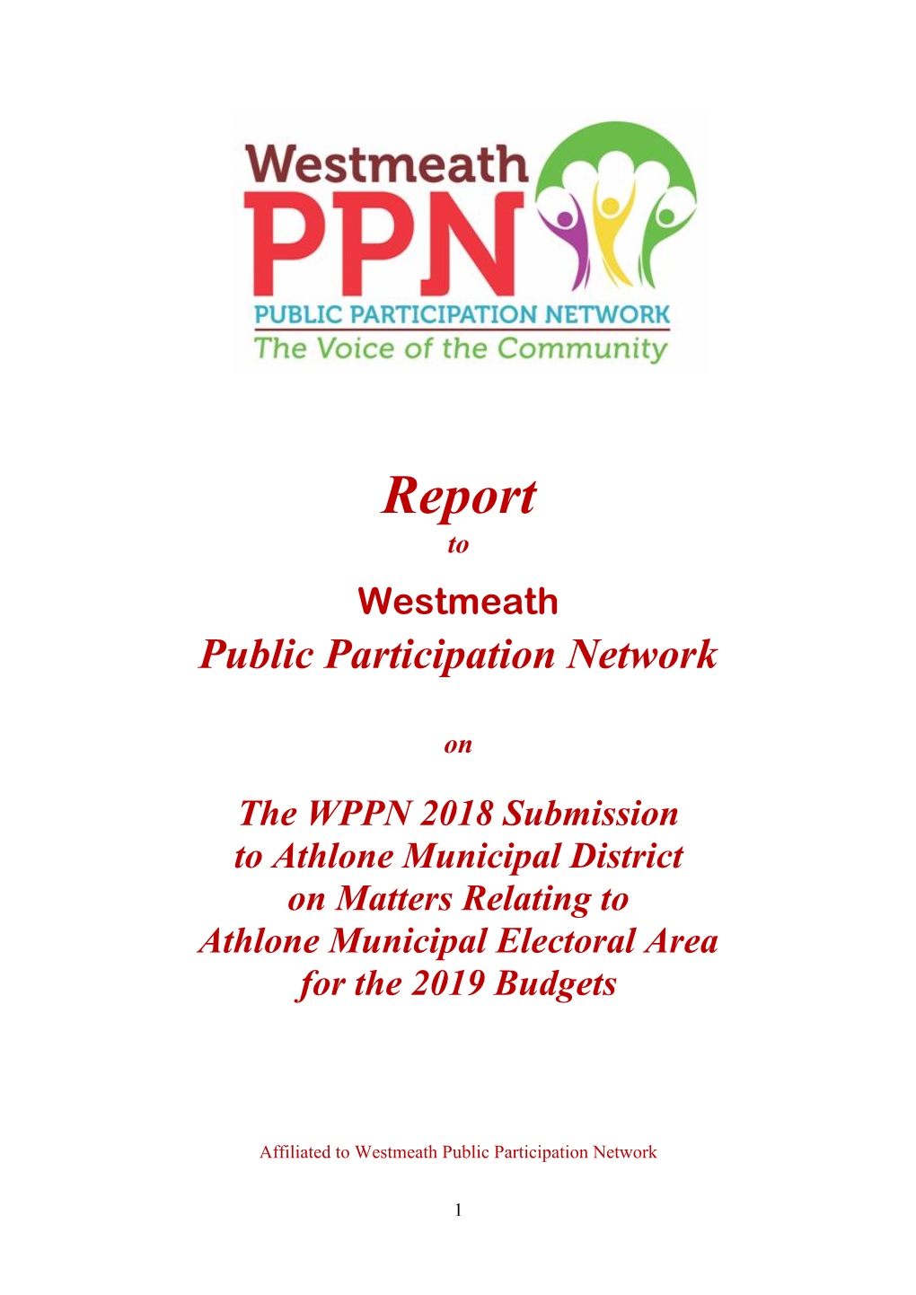 Report to PPN on 2018 Submissions to Athlone Municipal with Graphs