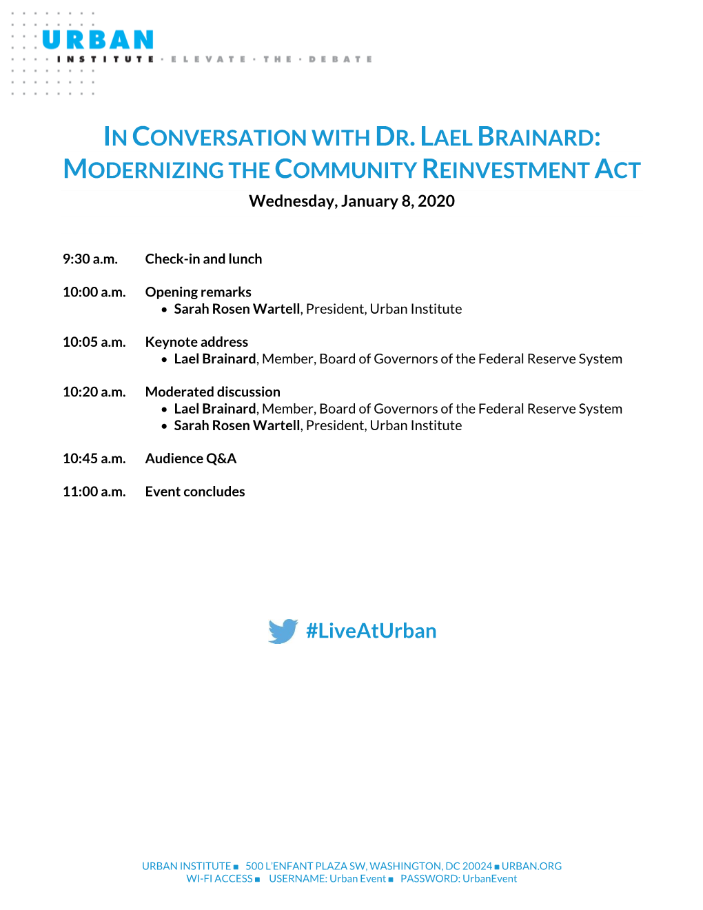 In Conversation with Dr.Lael Brainard