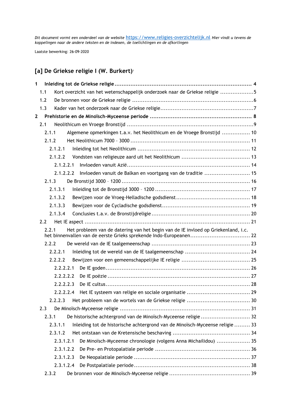 53. (A) De Griekse Religie I (W. Burkert)