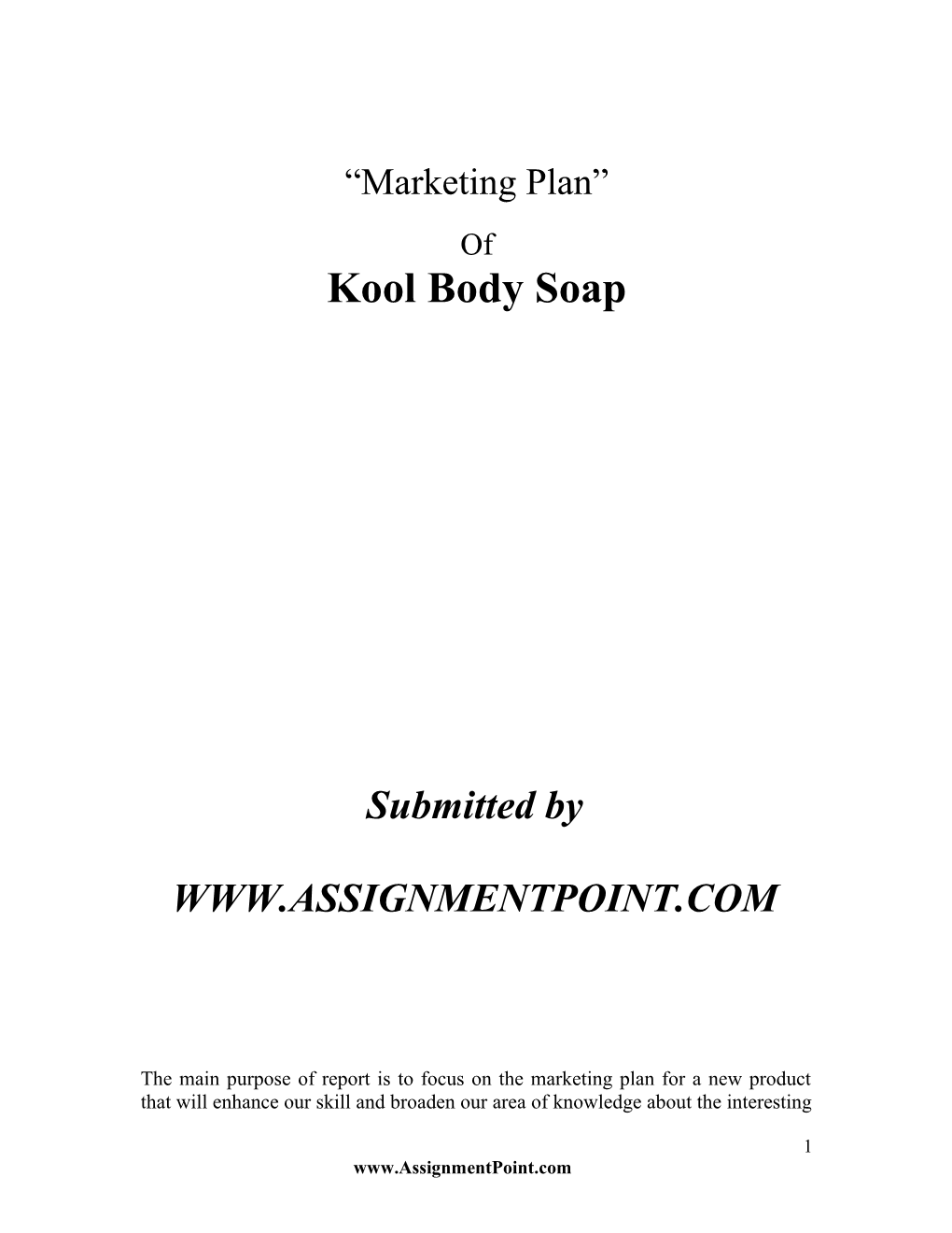 Kool Body Soap