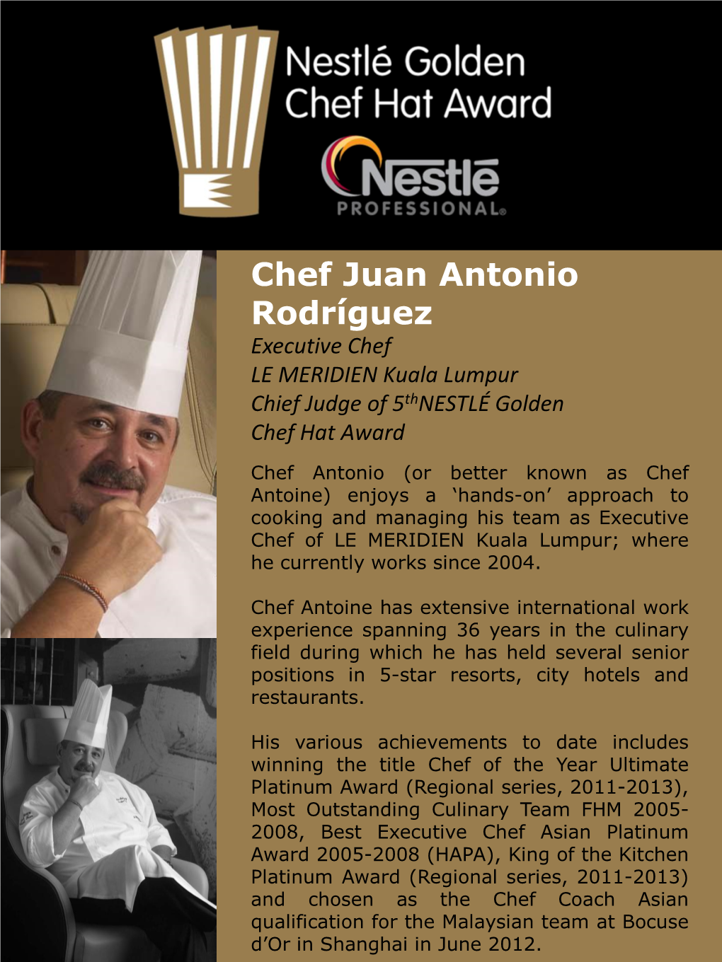 Chef Juan Antonio Rodríguez