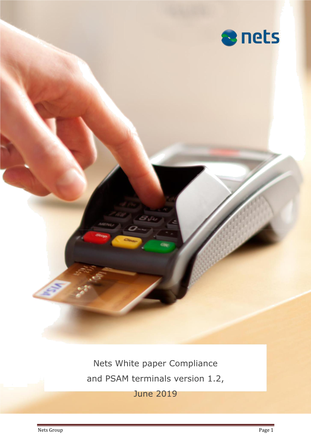 Nets White Paper Compliance and PSAM Terminals Version 1.2, June 2019