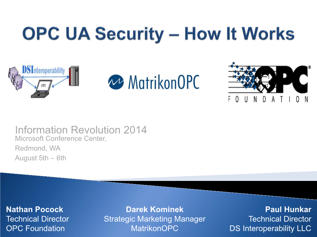 OPC UA Security – How It Works