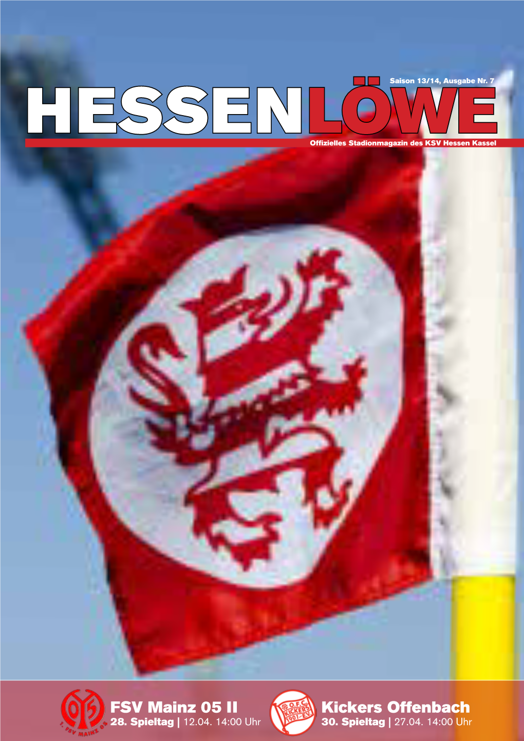 Hessenlöweoffizielles Stadionmagazin Des KSV Hessen Kassel