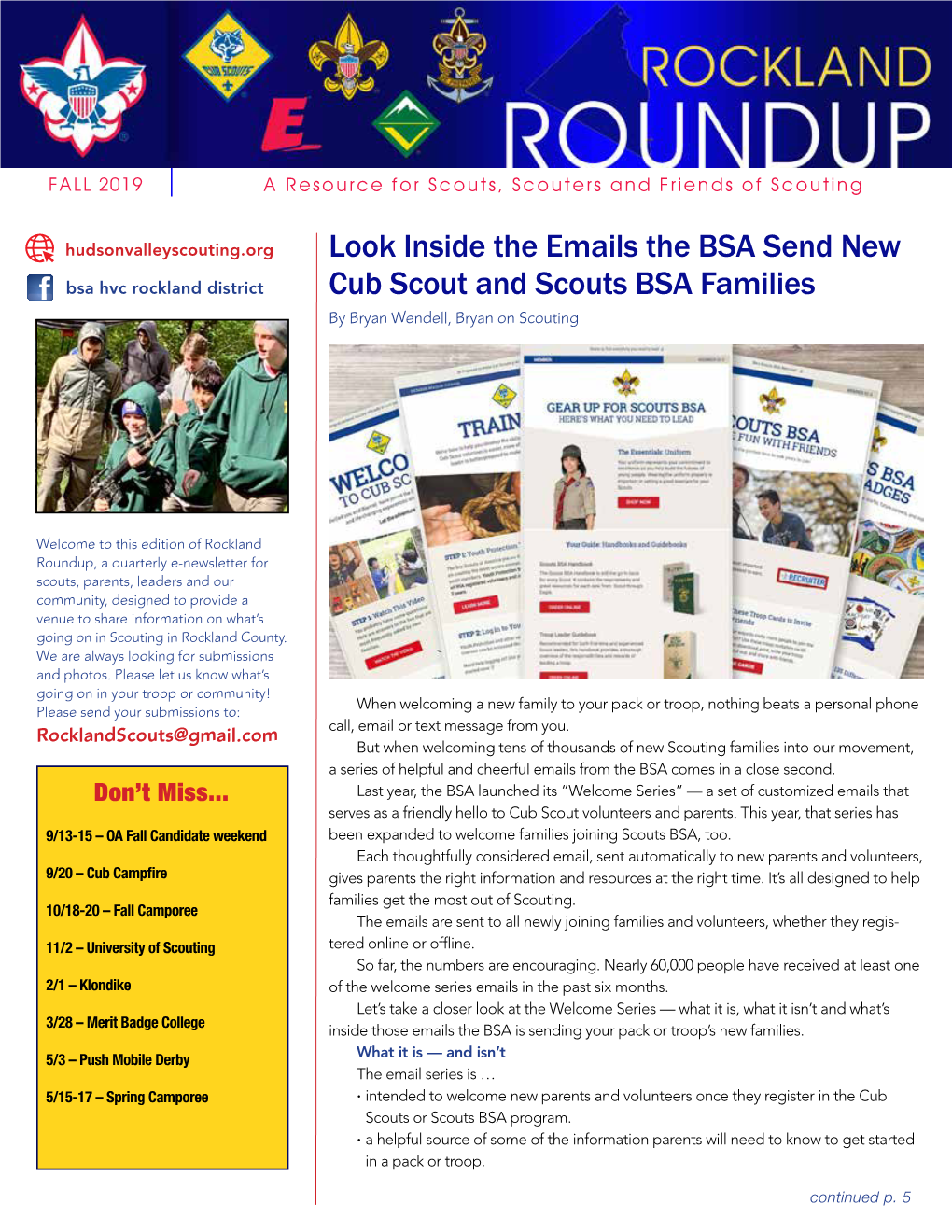 Look Inside the Emails the BSA Send New Cub Scout