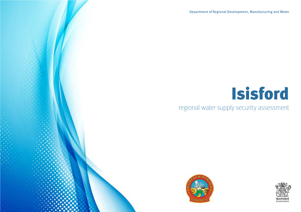 Isisford Regional Water Supply Security Assessment CS10064 12/20