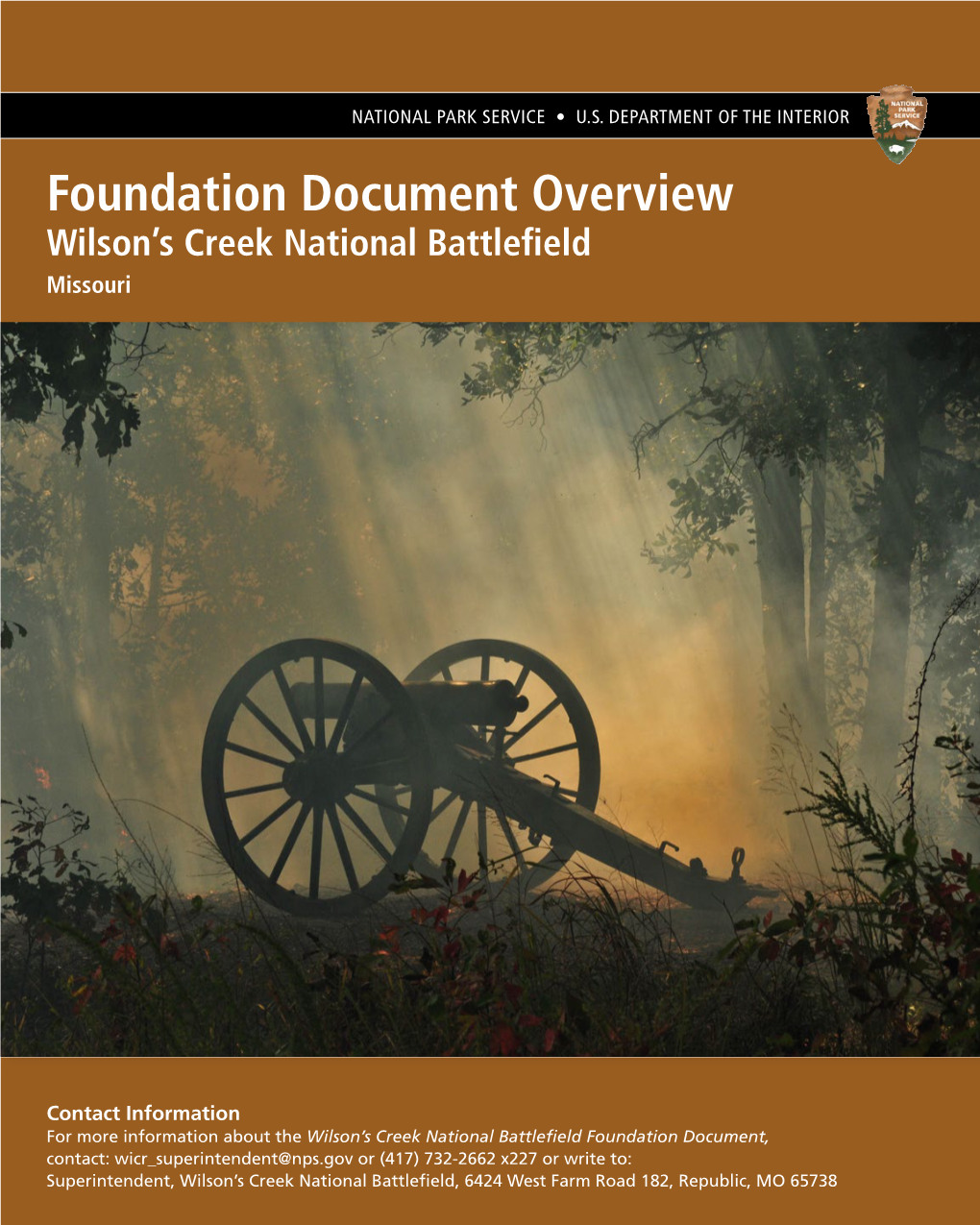 Wilson's Creek National Battlefield Foundation Overview