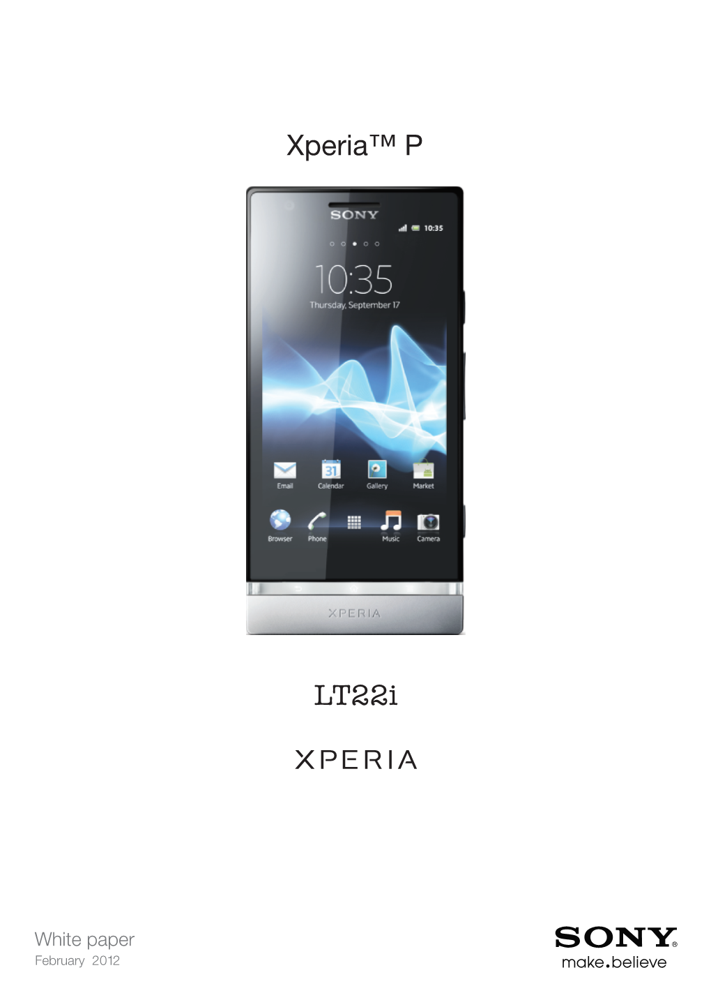 Xperia™ P Lt22i