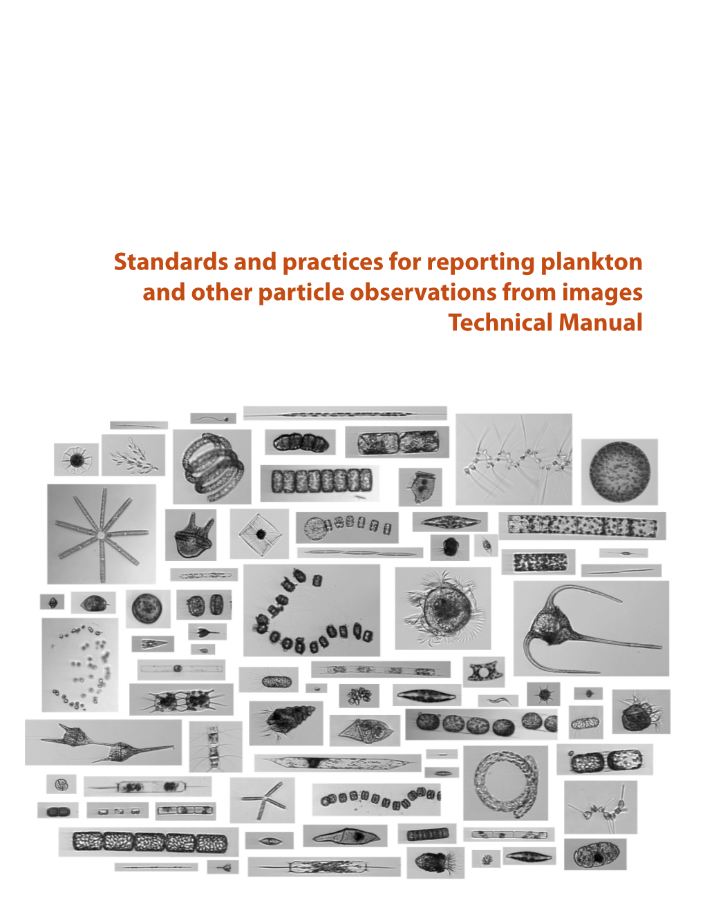 Standards and Practices for Reporting Plankton and Other Particle