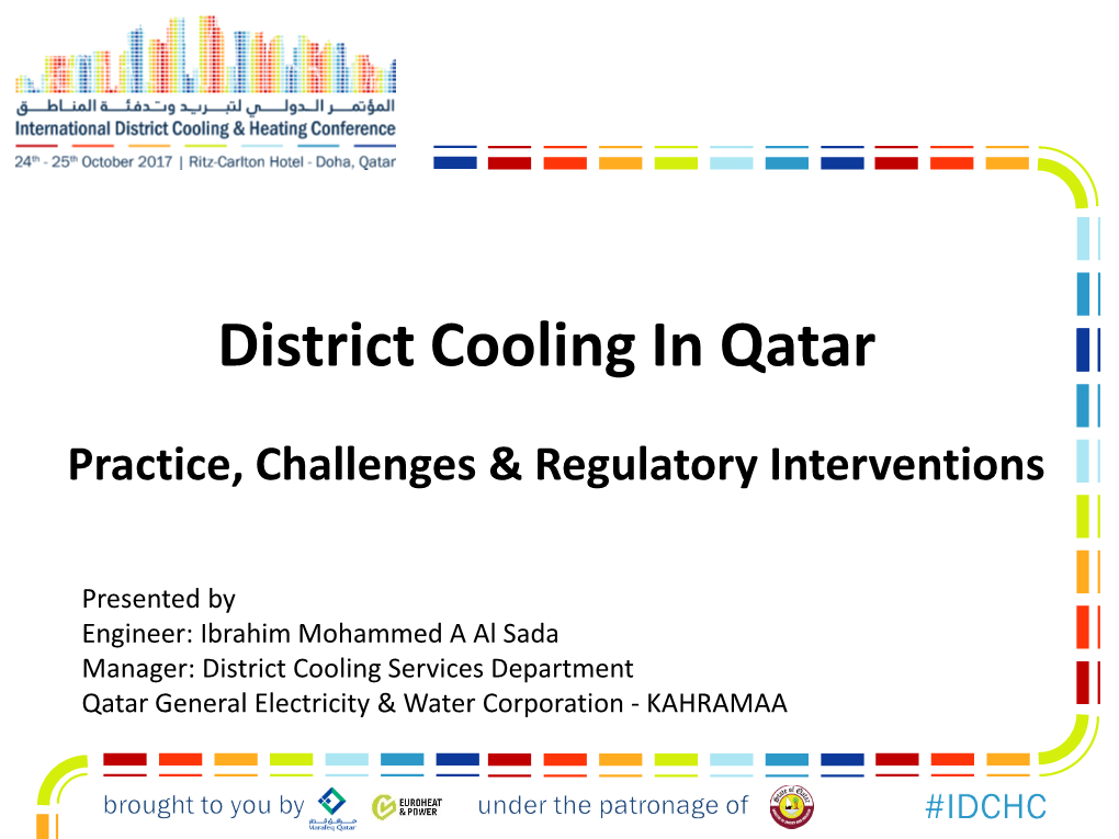 District Cooling in Qatar