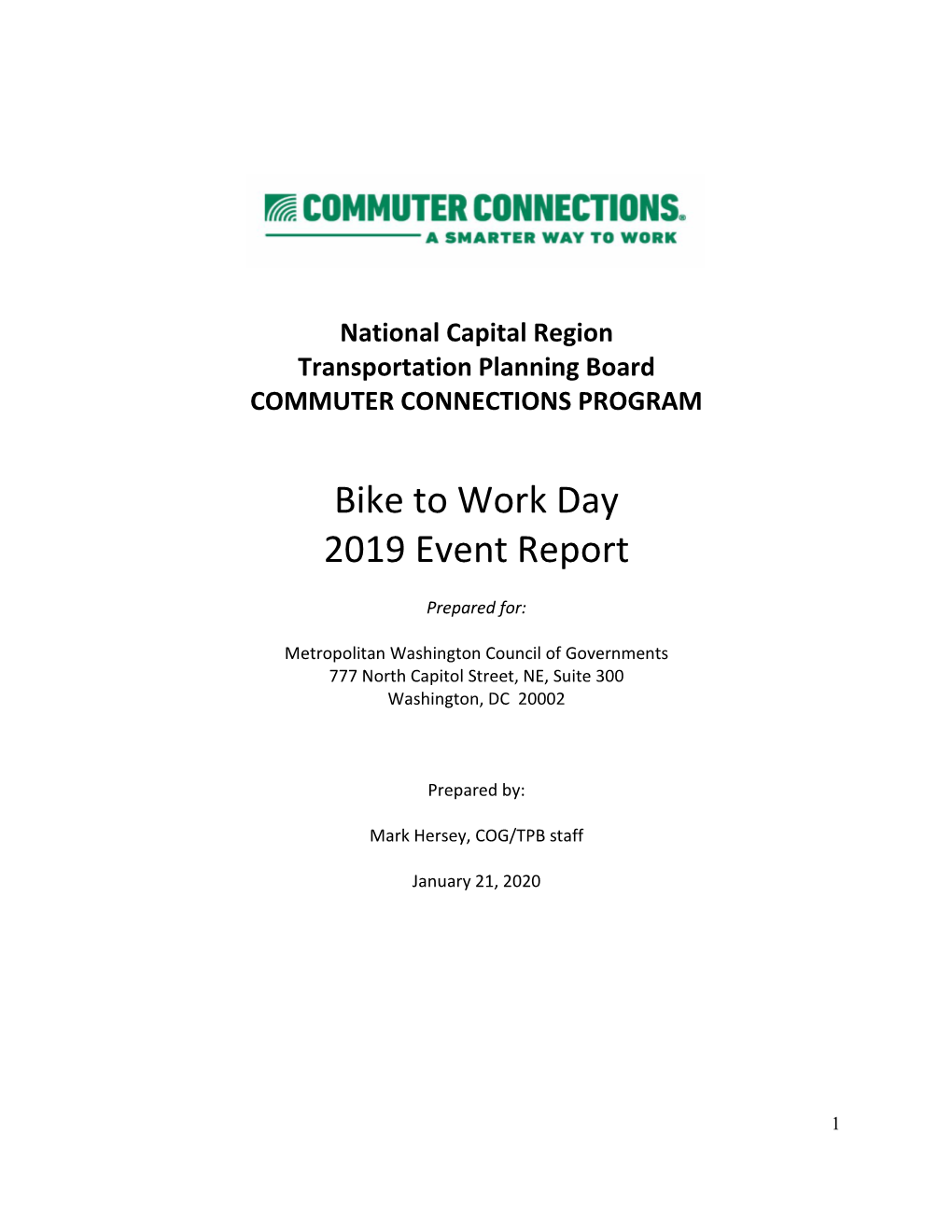 Bike to Work Day 2019 Event Report