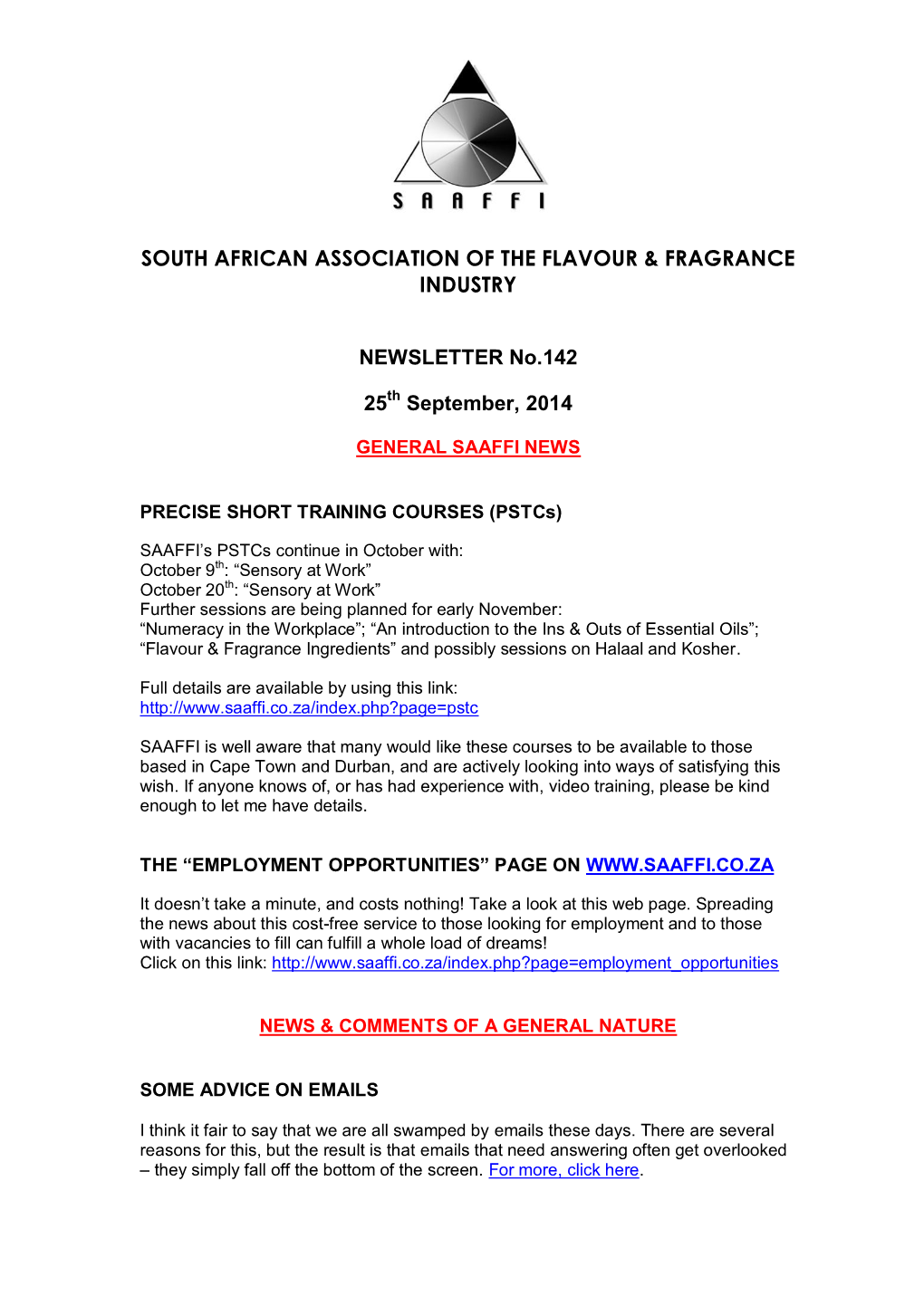 Constitution of the South African Association