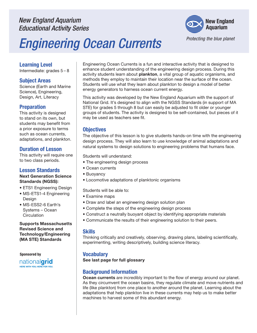 Engineering Ocean Currents