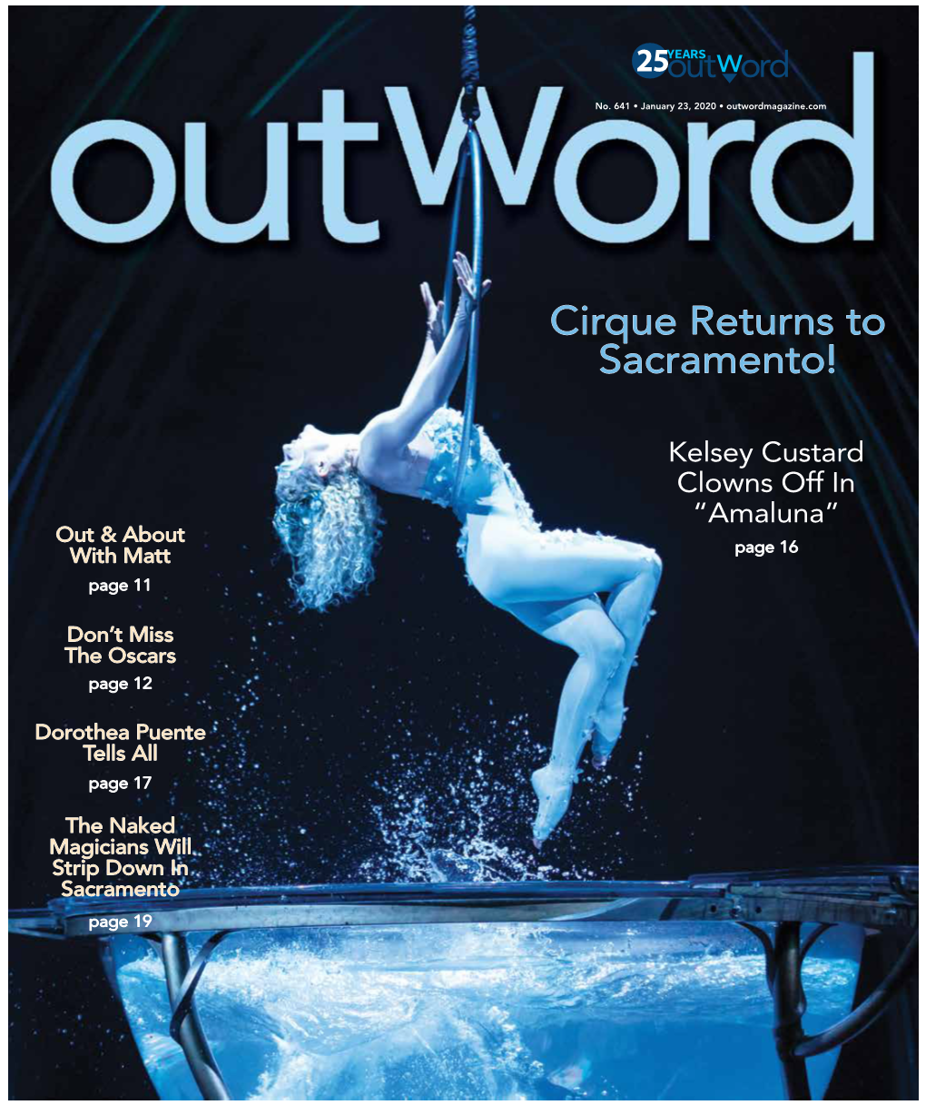 Cirque Returns to Sacramento!