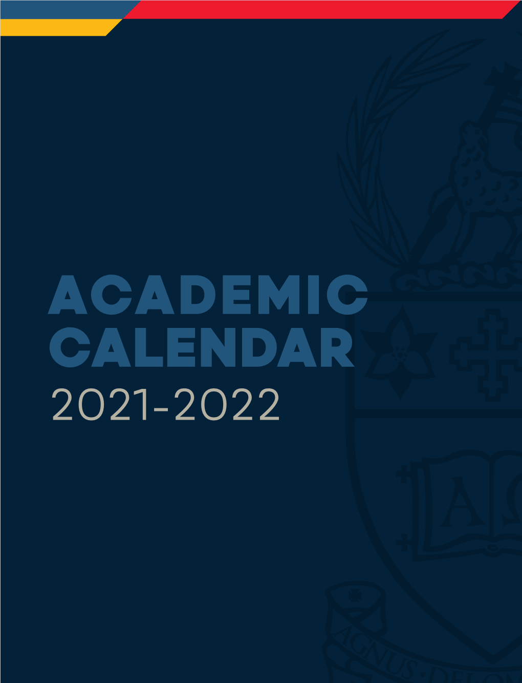 Academic Calendar 2021–2022