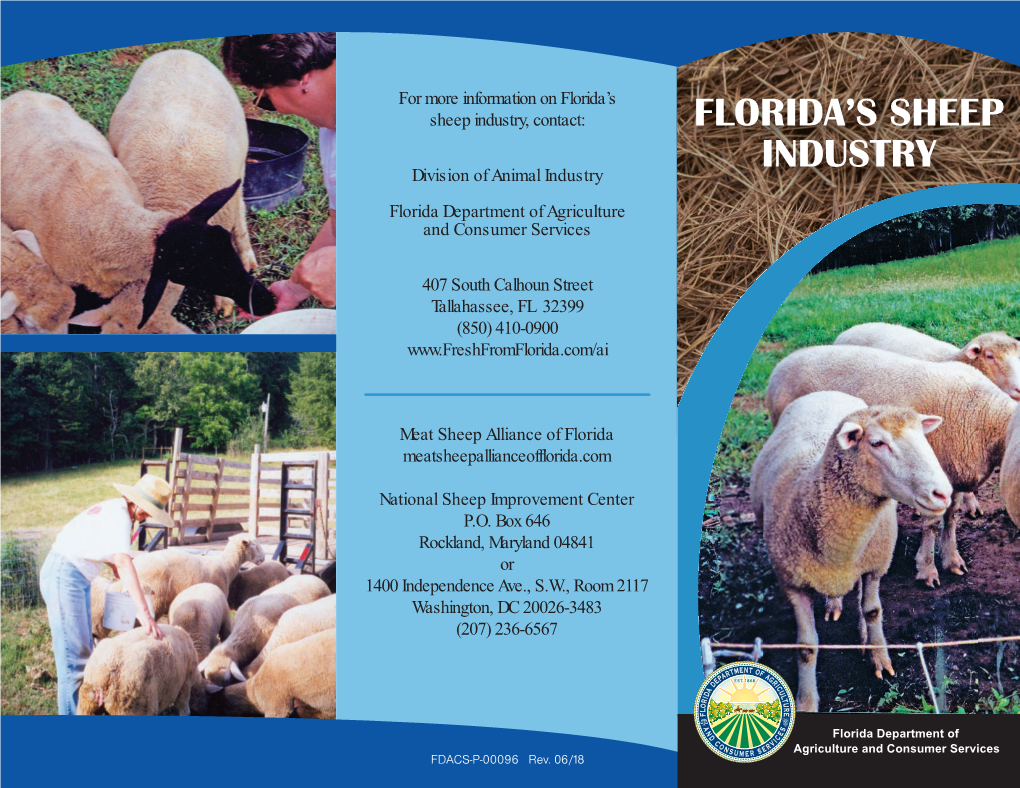 Florida's Sheep Industry Brochure