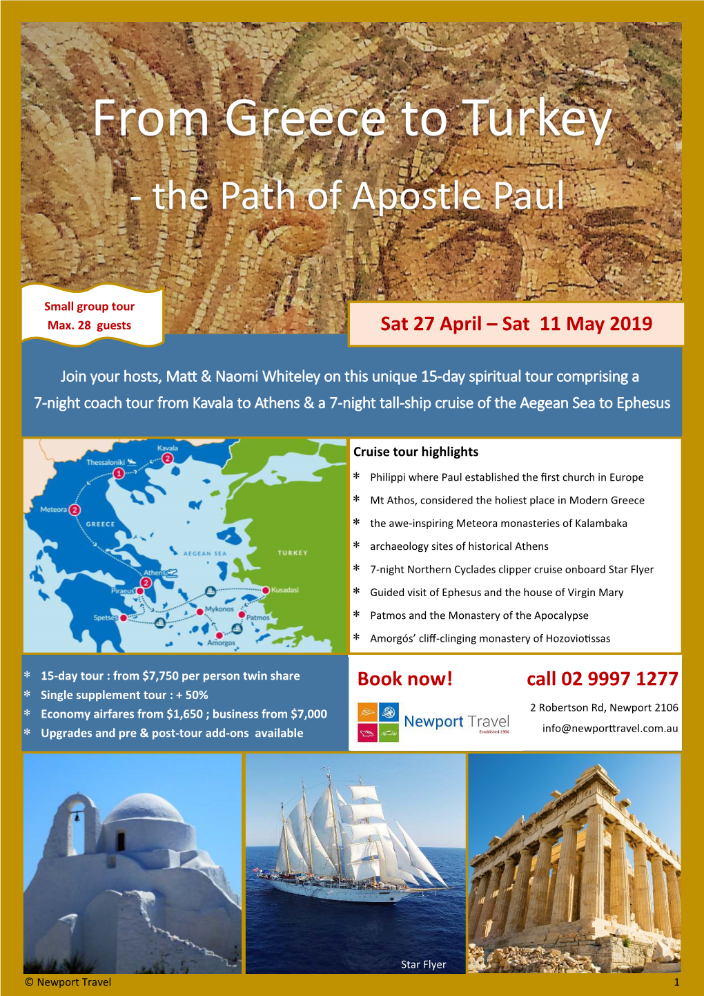 From Greece to Turkey - the Path of Apostle Paul