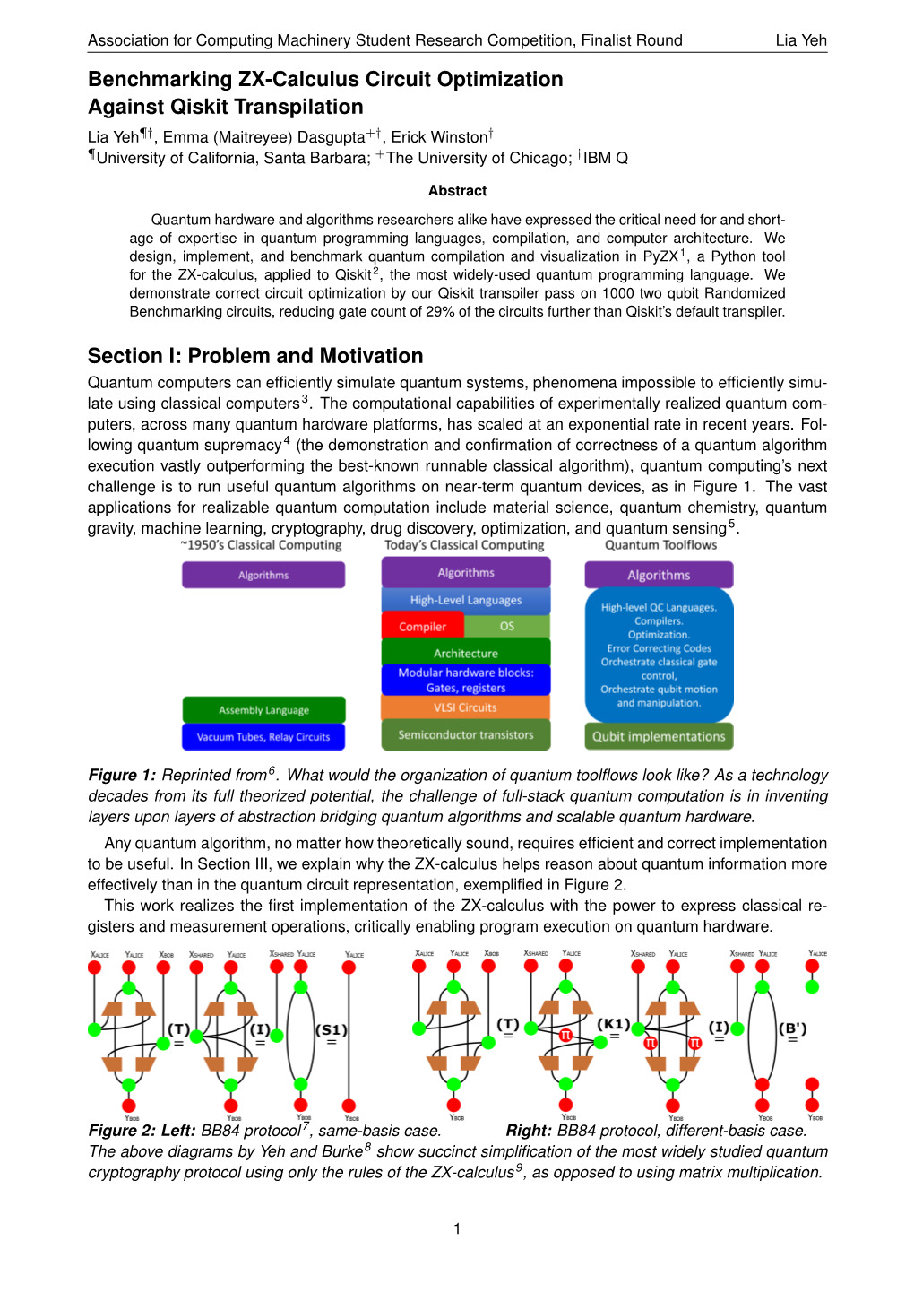 Benchmarking ZX-Calculus Circuit Optimization Against Qiskit