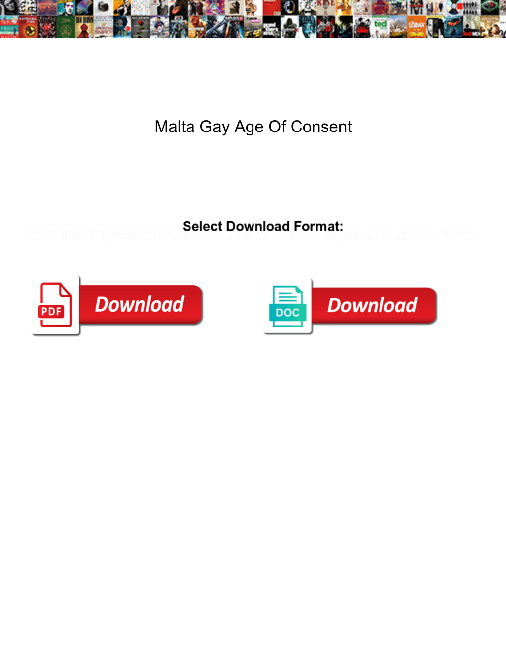 Malta Gay Age of Consent