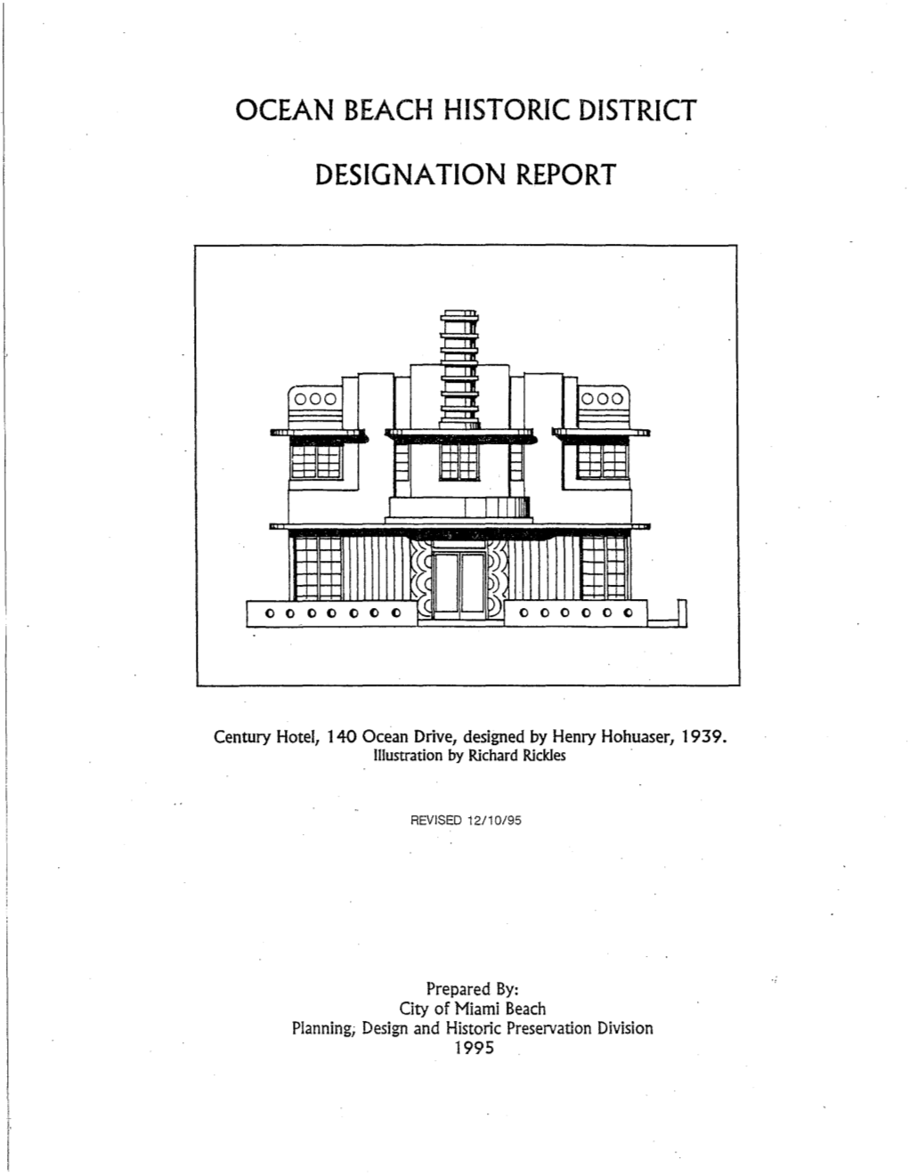 Ocean Beach Historic District Designation Report