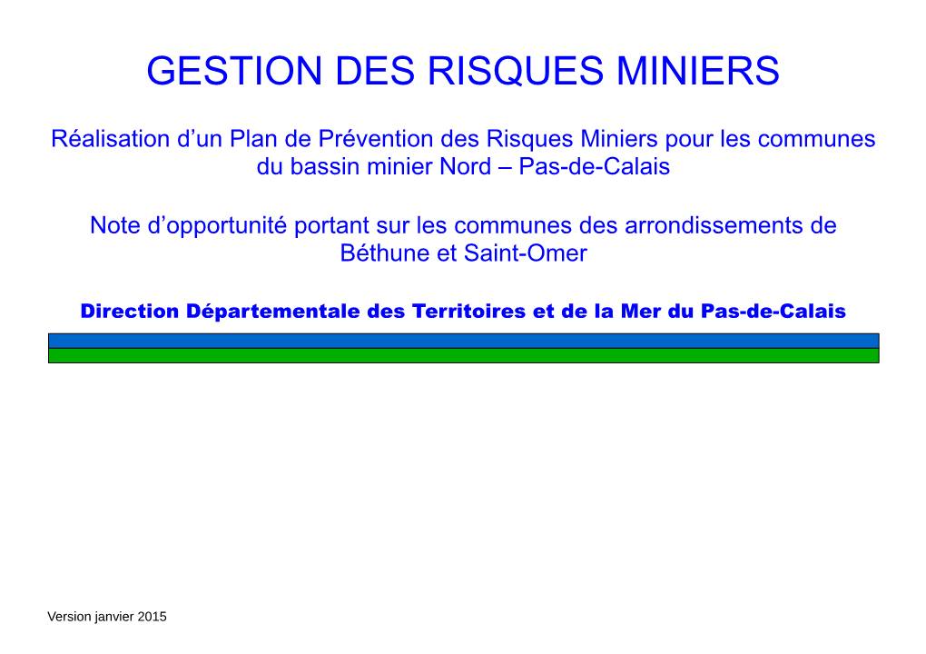 Gestion Des Risques Miniers