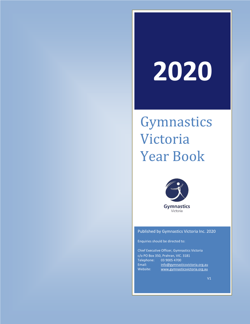 Gymnastics Victoria Year Book