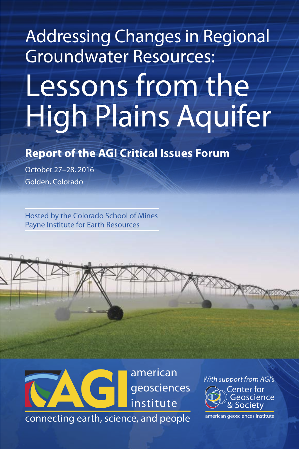 Lessons from the High Plains Aquifer
