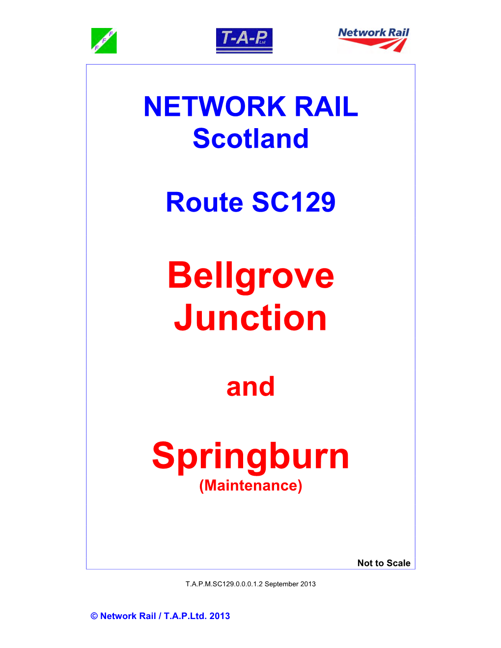 Bellgrove Junction Springburn