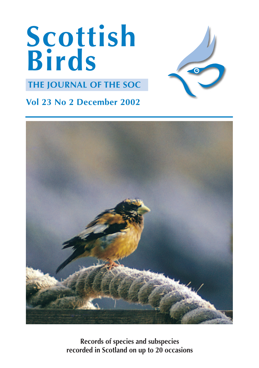 *Scottish Birds 23(2)