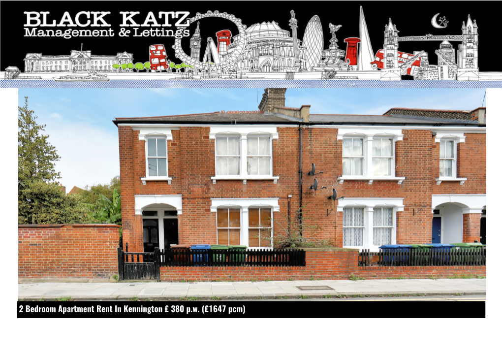 2 Bedroom Apartment to Rent in Kennington £380 Pw