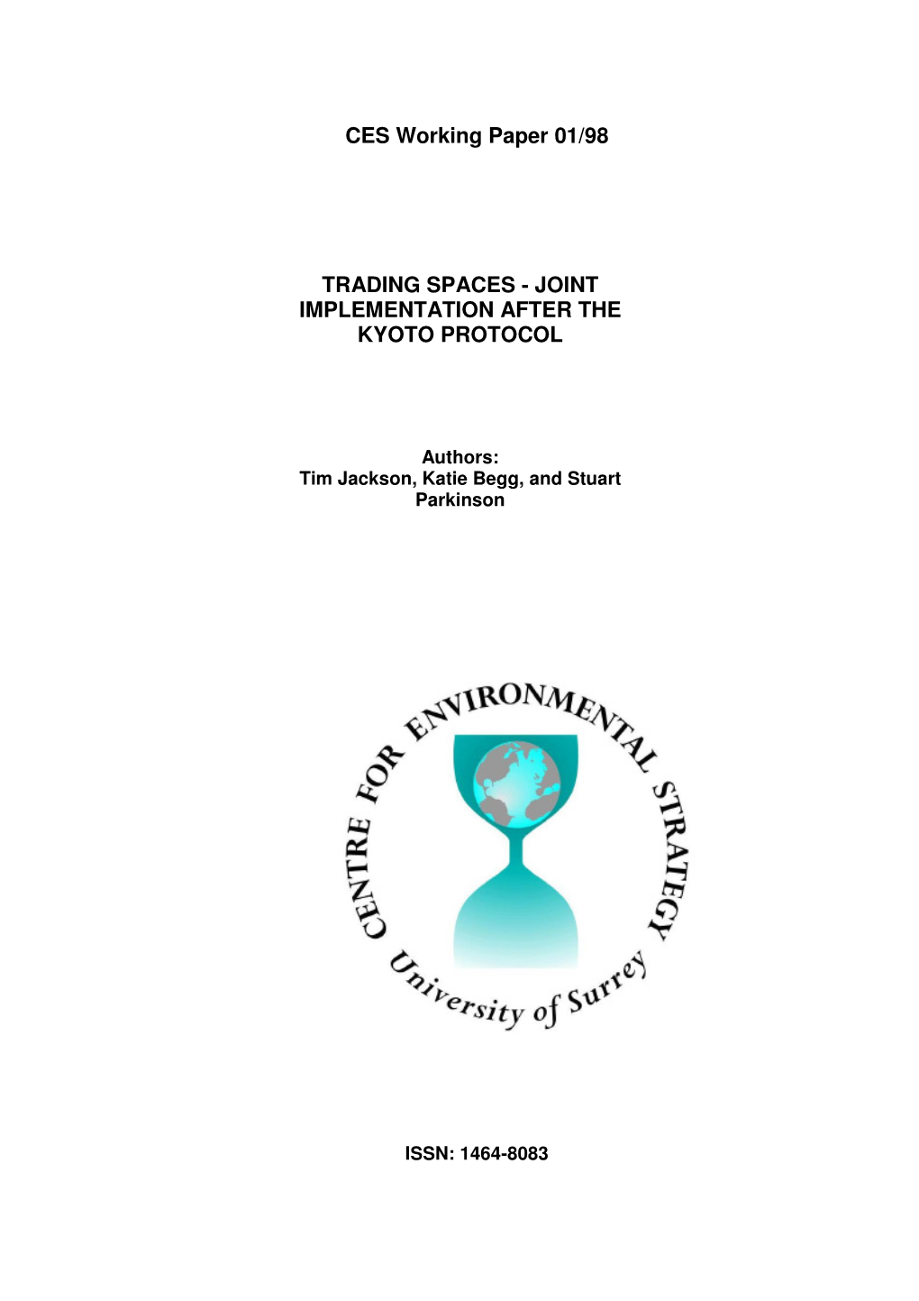 Trading Spaces - Joint Implementation After the Kyoto Protocol