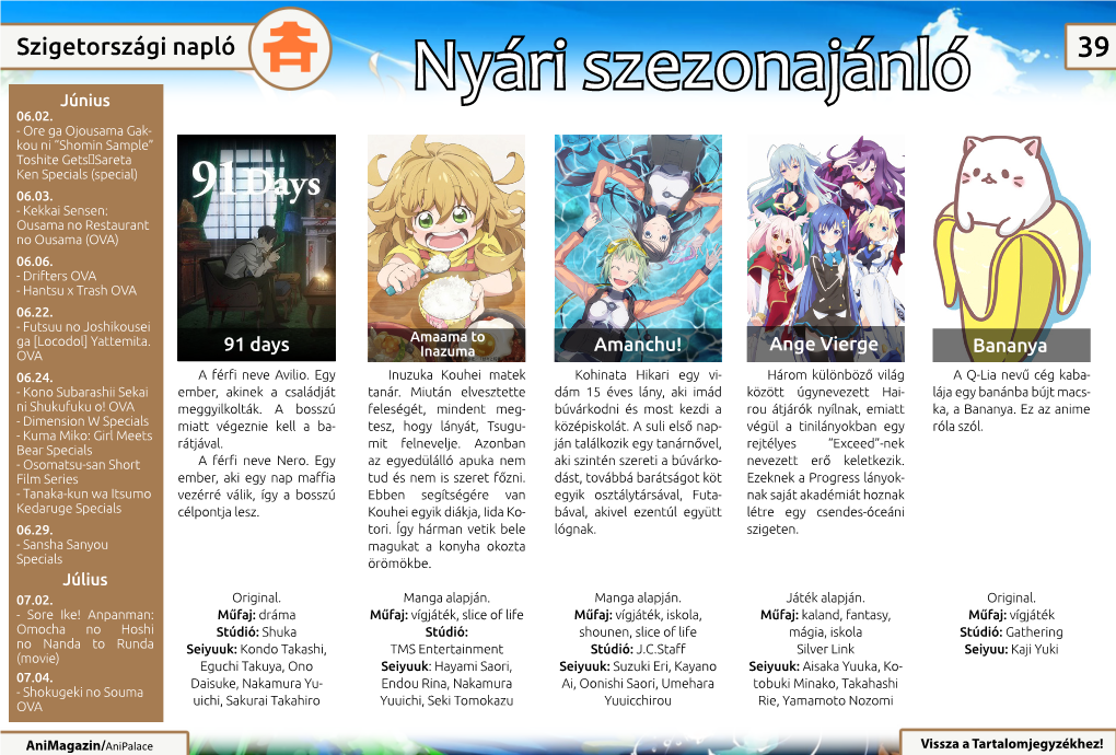 Animagazin 3. Sz. (2016. Május 25.)