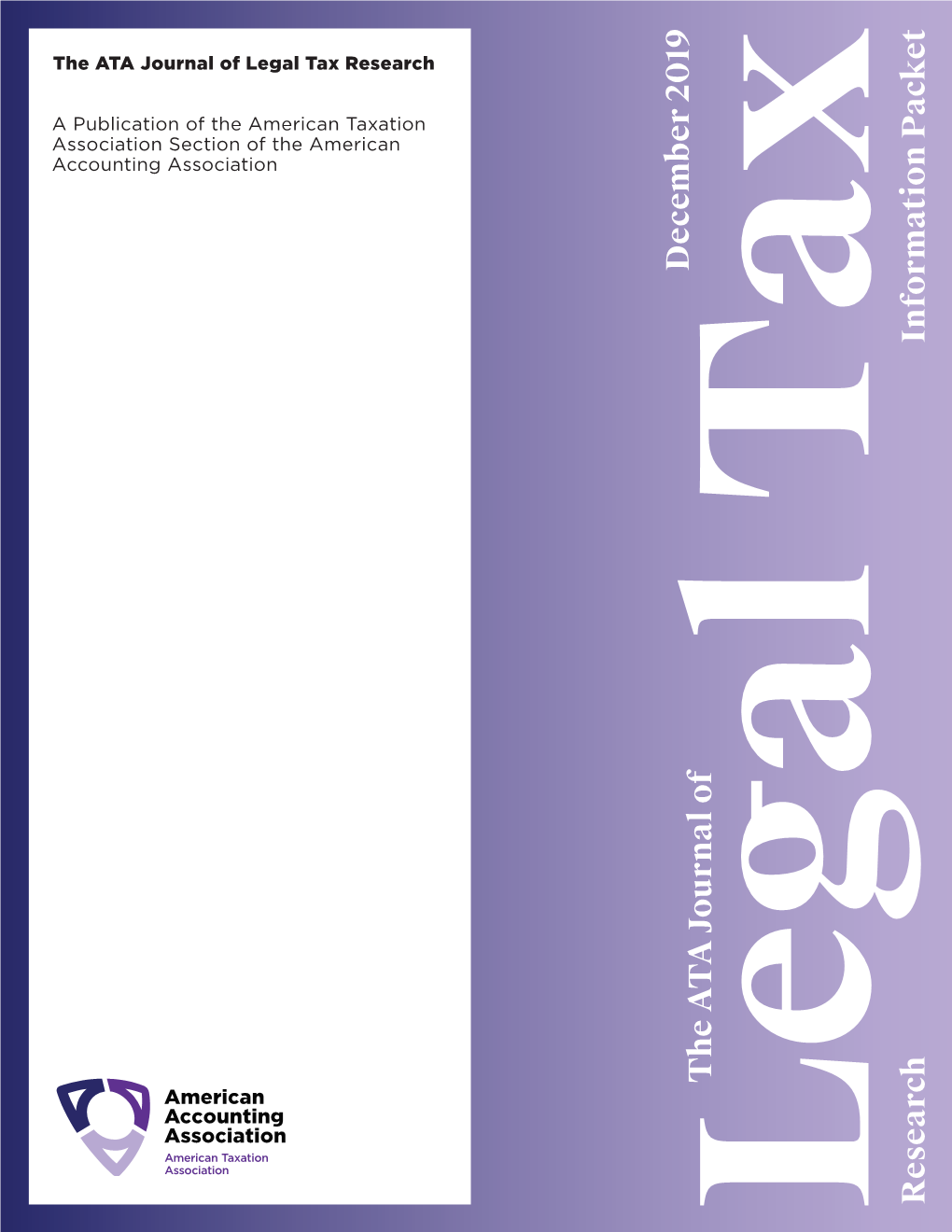 The ATA Journal of Legal Tax Research Journal