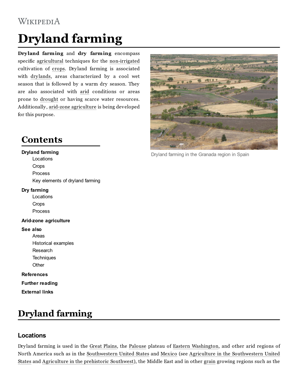 Dryland Farming