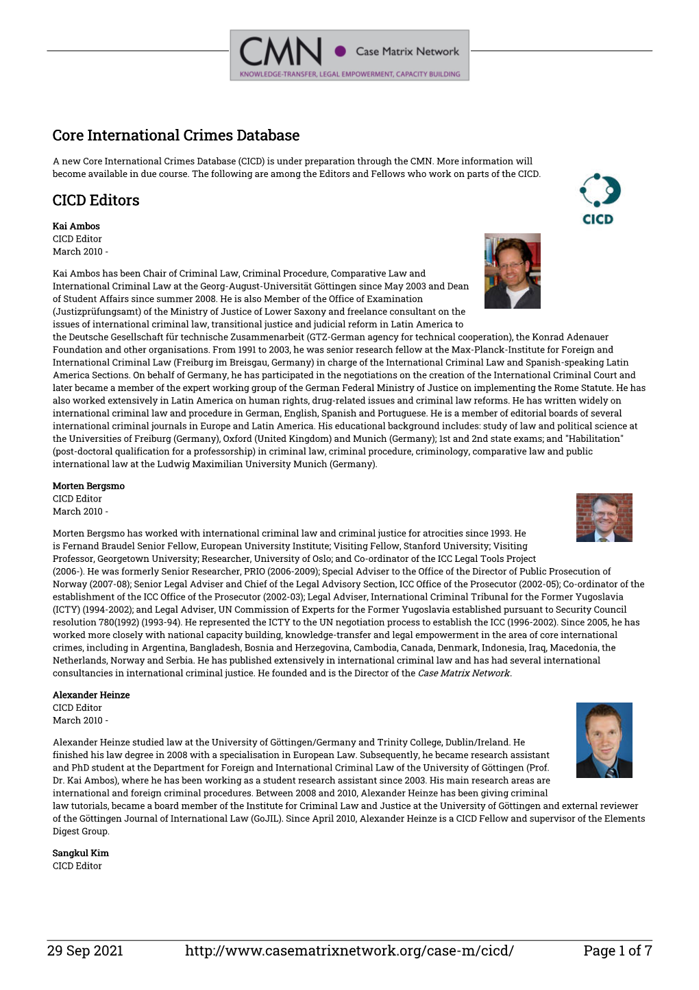 Case Matrix Network