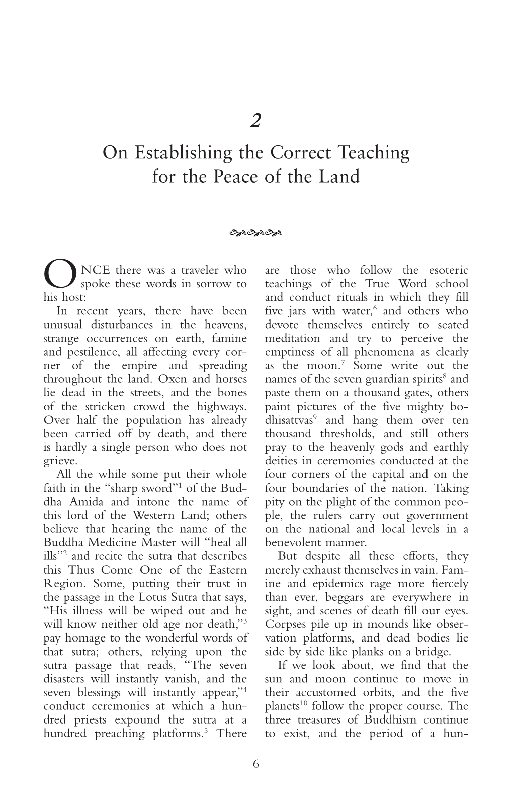 On Establishing the Correct Teaching for the Peace of the Land (Rissho